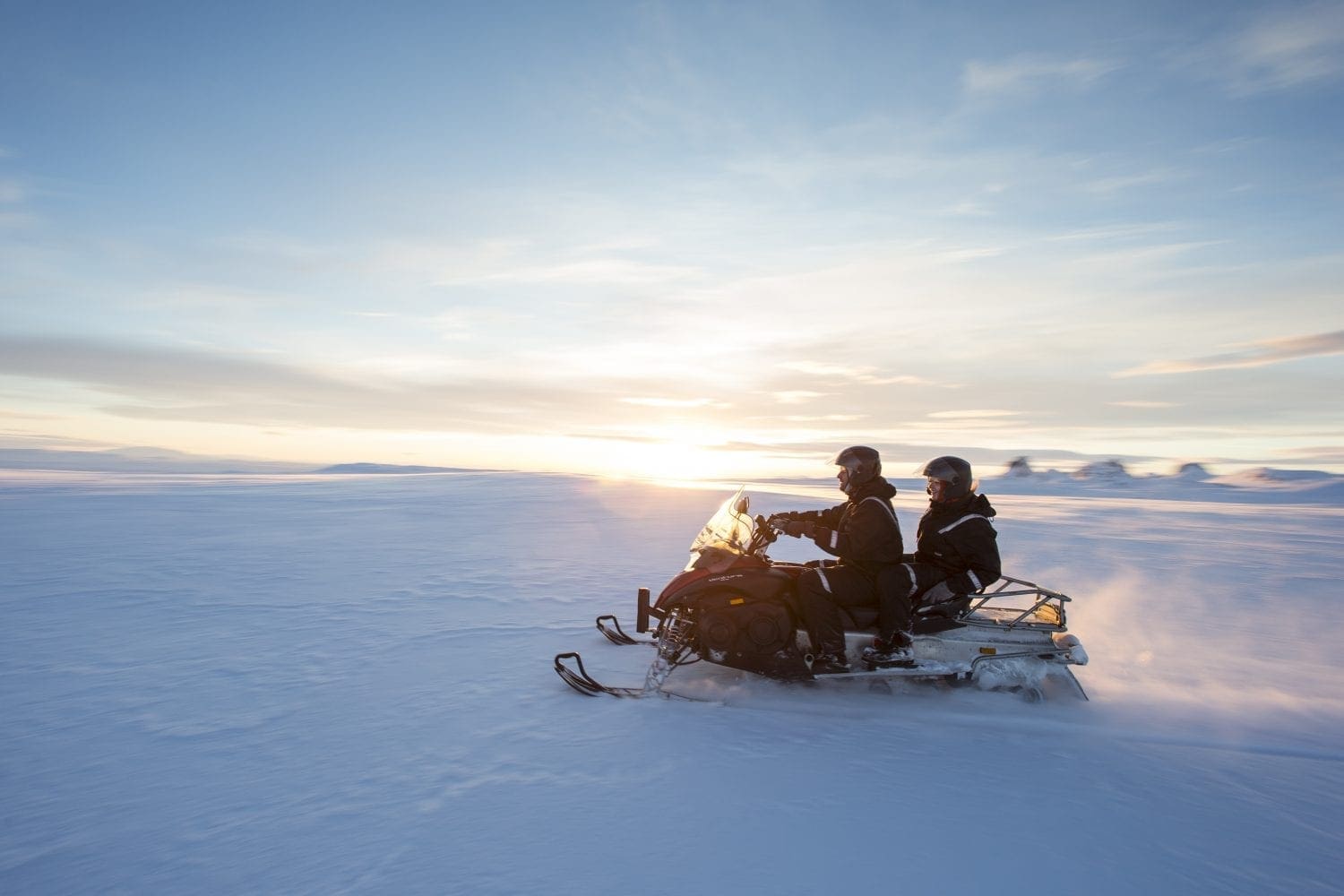 Snowmobile Tour Into the Glacier