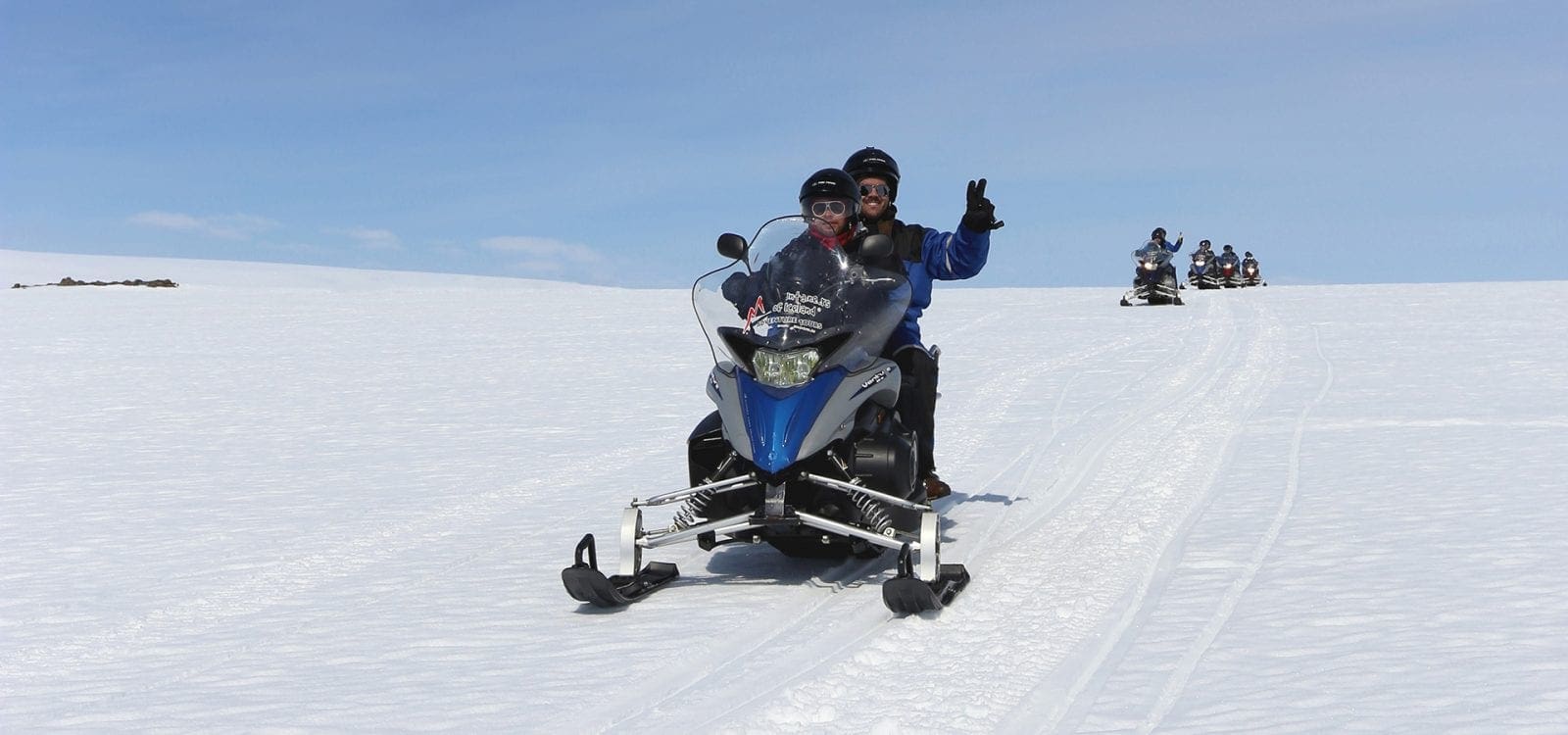 Snowmobile and West Iceland