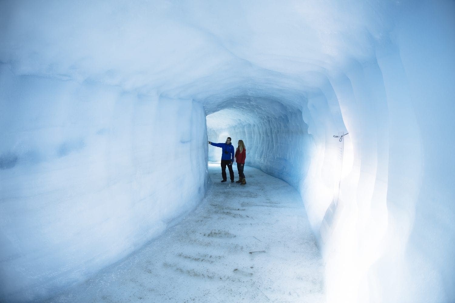Ice Cave and Snowmobiling Adventure