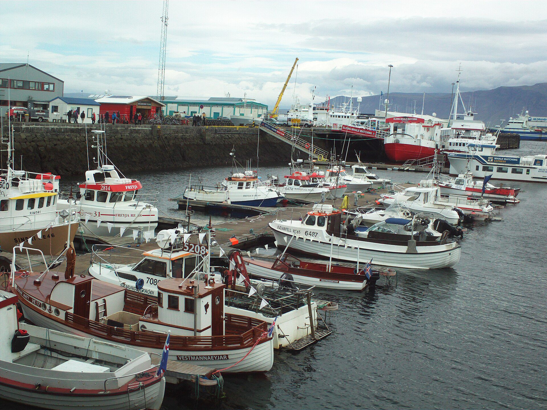 El antiguo puerto de Reykjavík