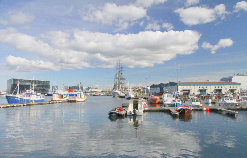 El antiguo puerto de Reykjavík