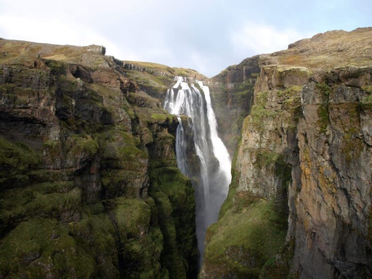 A Hike to Glymur Waterfall