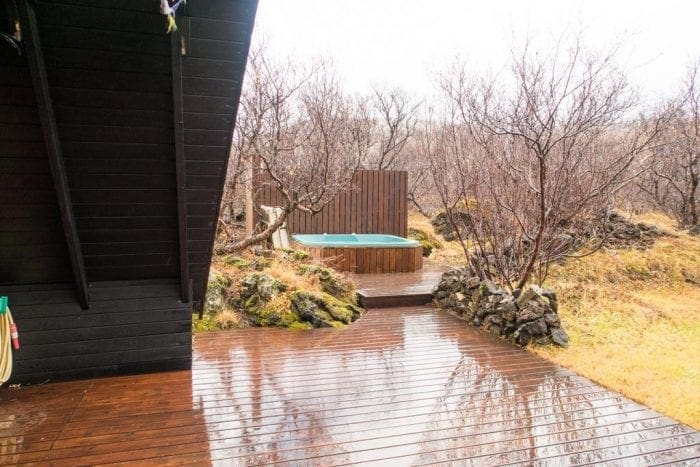 A cozy A-frame cabin in Husafell