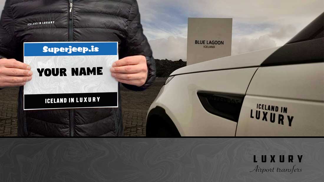 LUX 03 Luxury Private Transfers Keflavik Airport – via Blue Lagoon or via Sky lagoon – Reykjavik