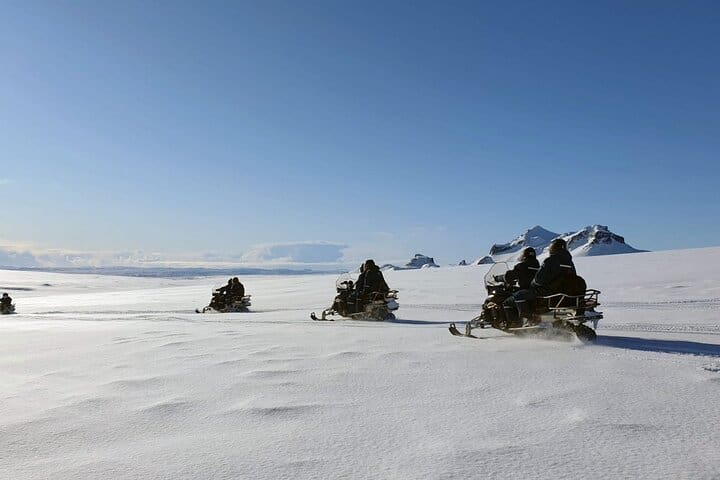 Golden circle & Glacier Snowmobile Tour