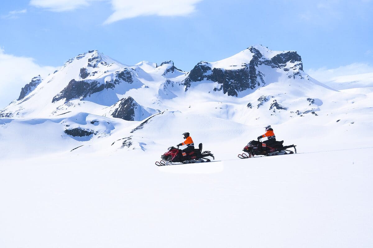 Glacier Snowmobiling from Geysir Area