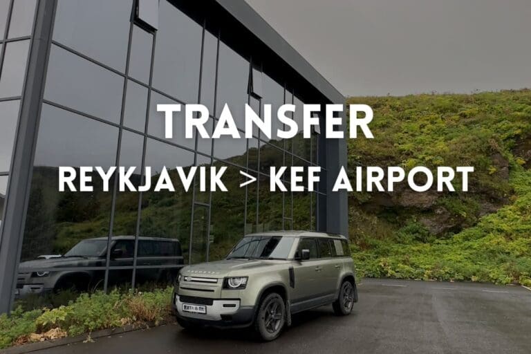 Traslado privado desde Reykjavik al aeropuerto de Keflavik