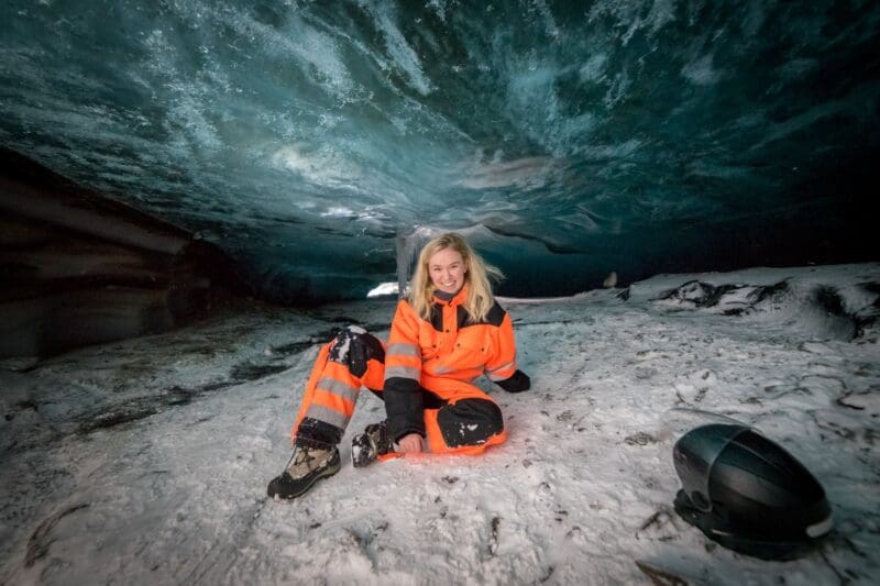Glacier Snowmobiling & Ice Cave from Geysir Area