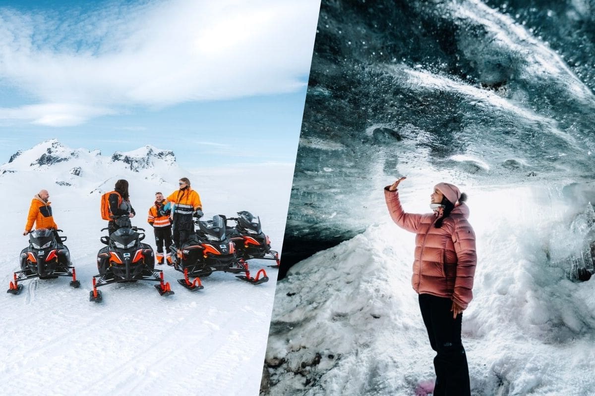 Glacier Snowmobiling & Ice Cave from Reykjavík