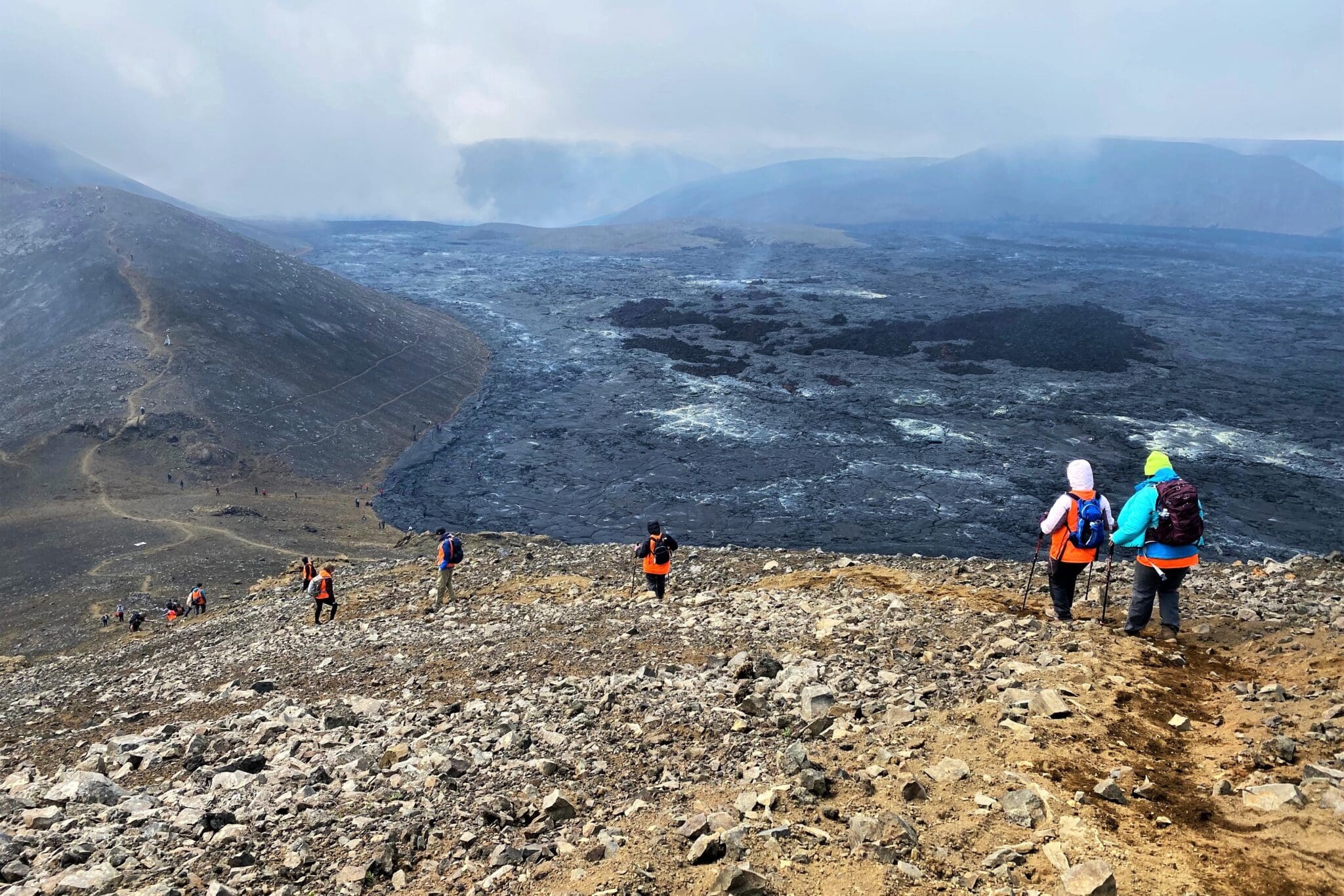 Hike to Volcanic Eruption Sites & Reykjanes Tour