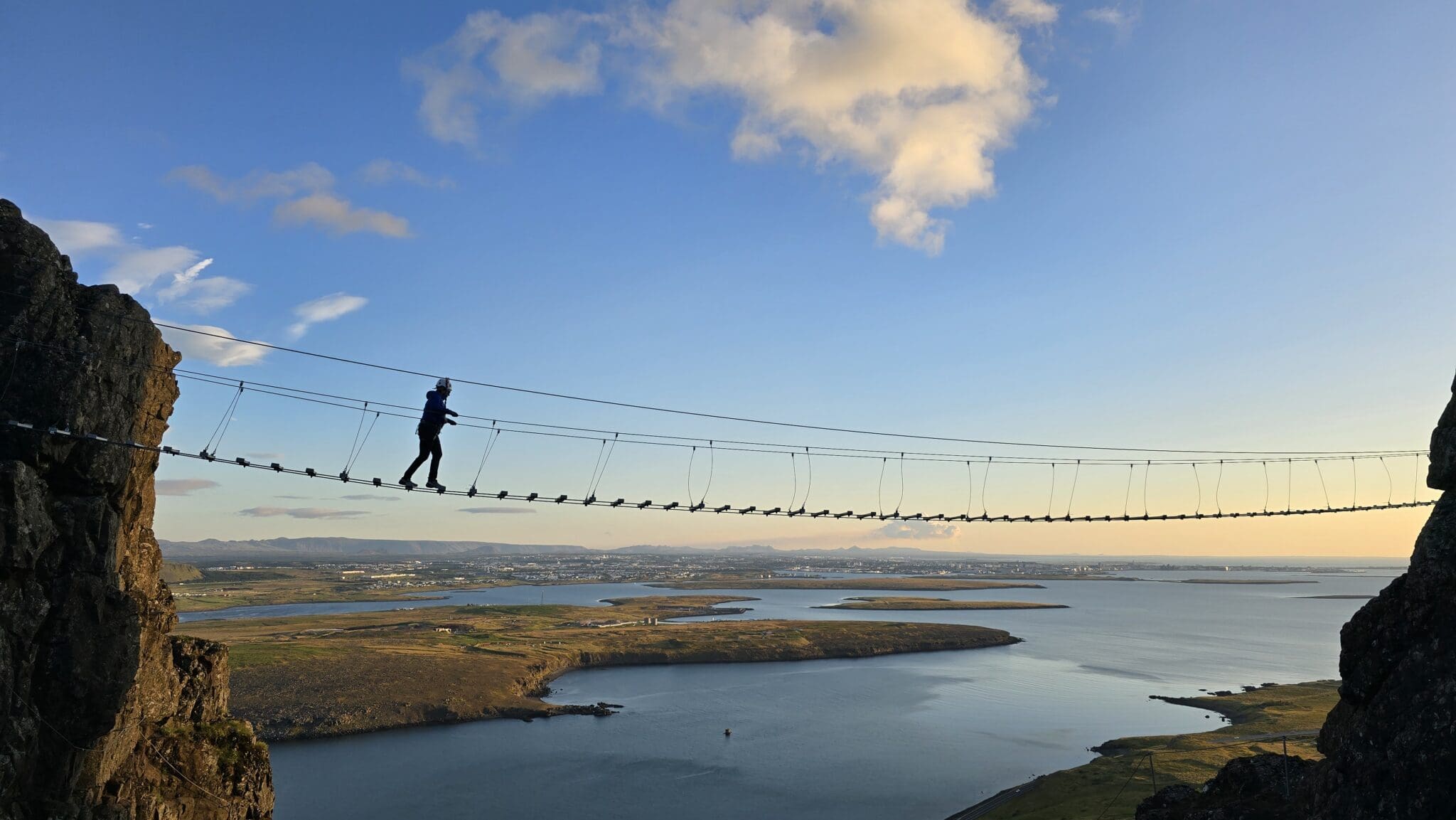 Private tour – Fálkaklettur Via Ferrata close to Reykjavik