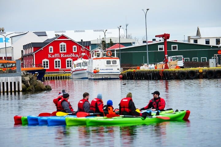 Private: Guided kayak tour in Siglufjörður / Siglufjordur.