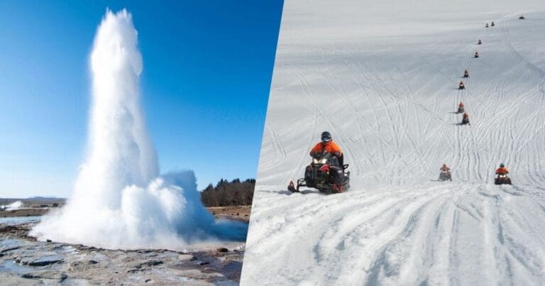Lodowiec Snowmobiling & Golden Circle Super Jeep Adventure