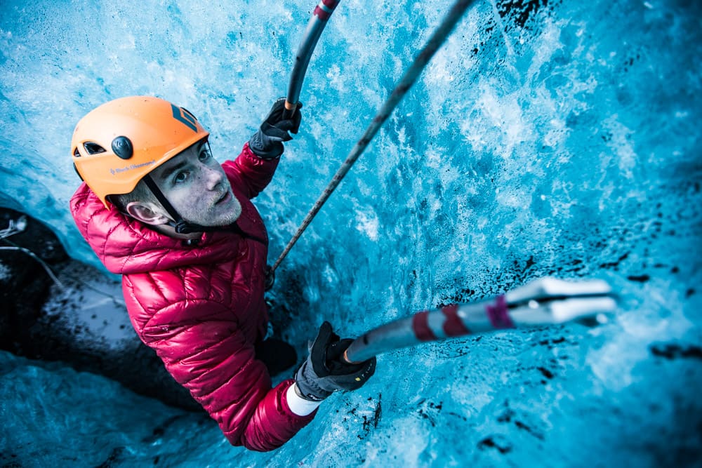 Private Ice Cave + Climbing Photoshoot Adventure