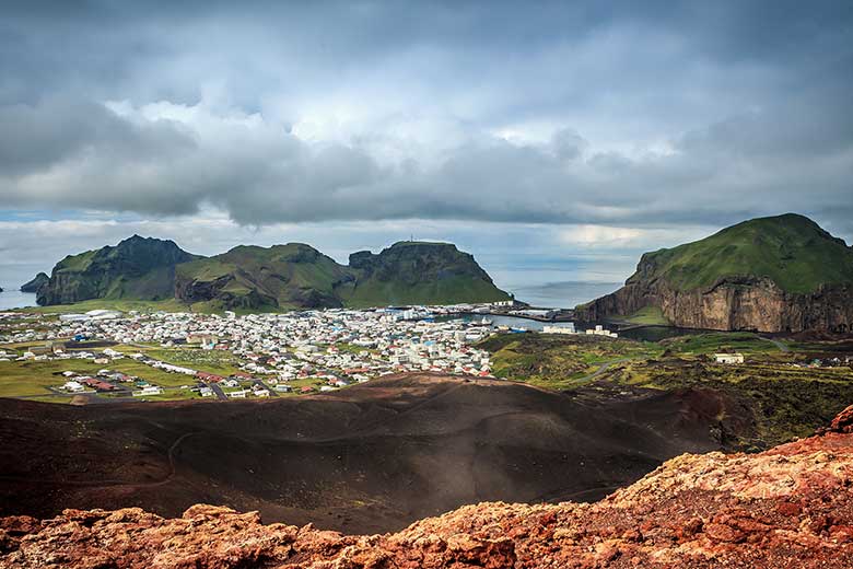 Lava walk with a local