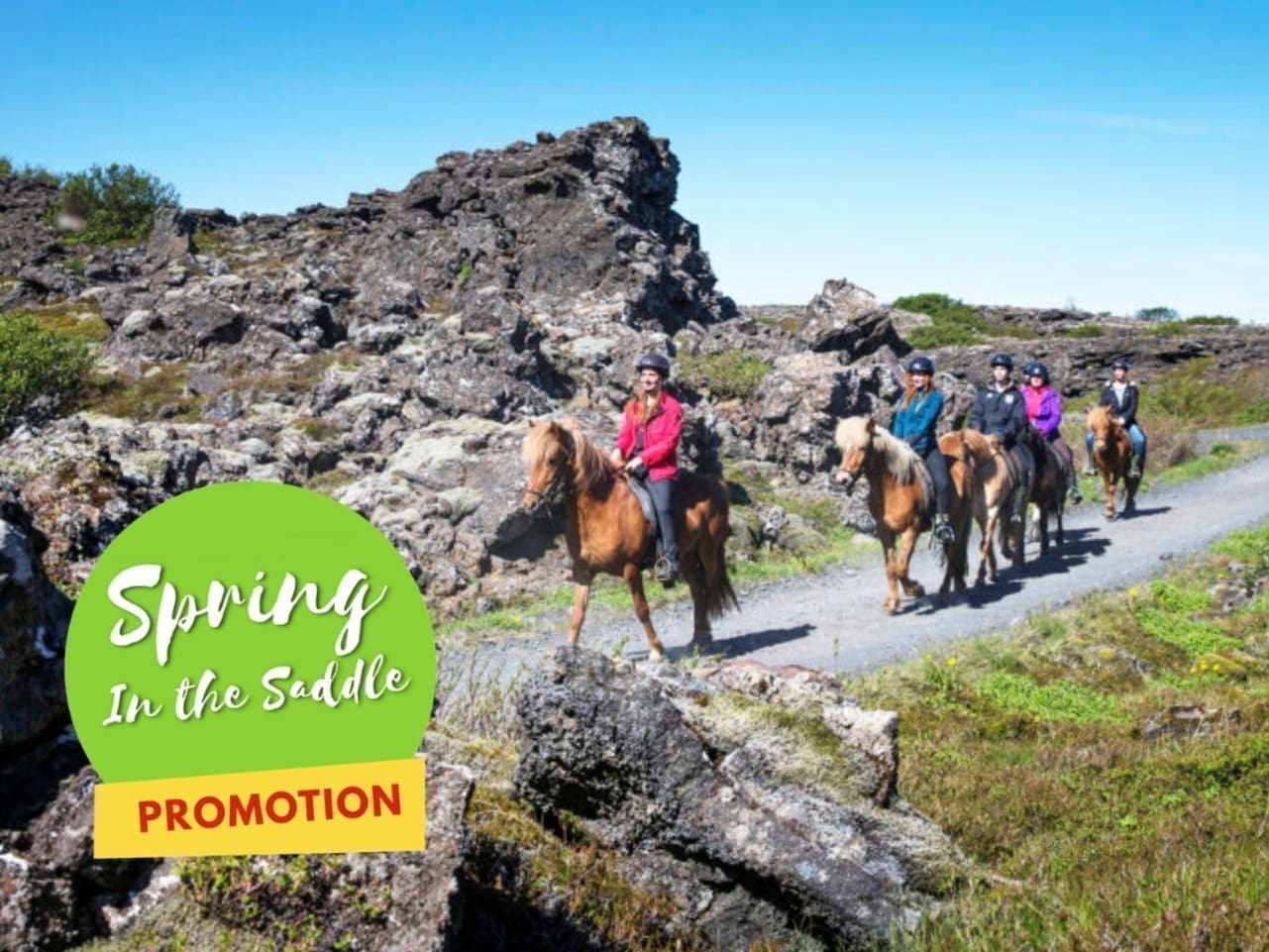 Lava Tour – Horseback Riding through the Lava Fields