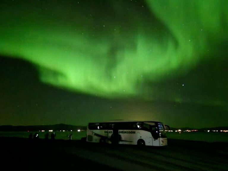 Privé Winter Golden Circle Tour met noorderlicht