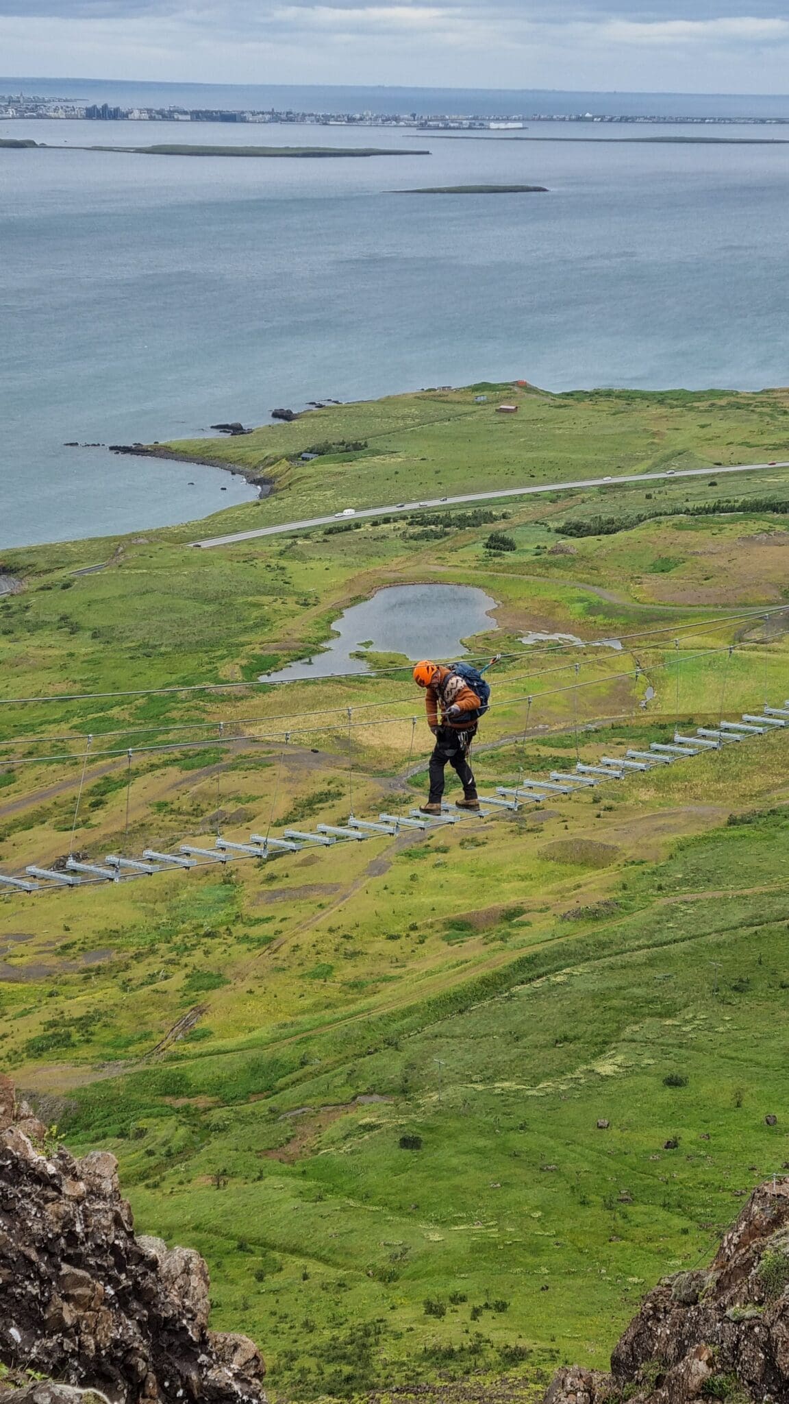 Fálkaklettur Via Ferrata á eigin vegum
