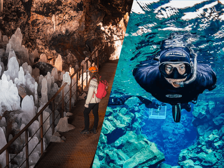Black & Blue – Lava Tunnel + Silfra Snorkeling