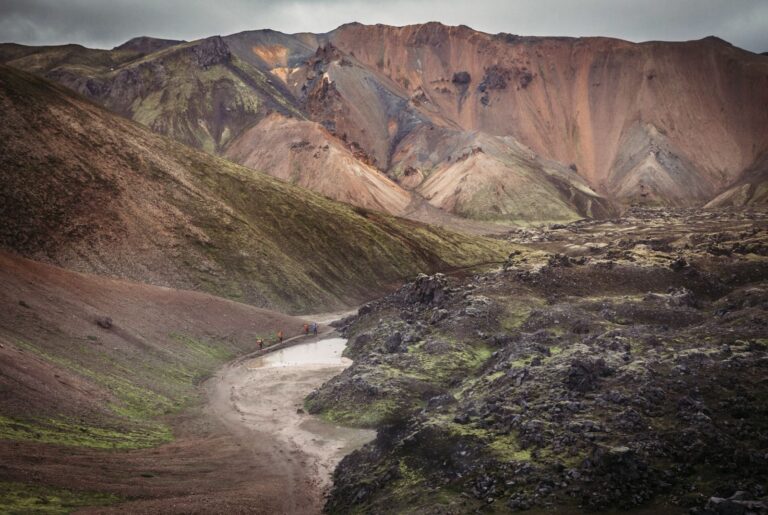 Przejazd autobusem z Landmannalaugar do Hella/Rykjavik