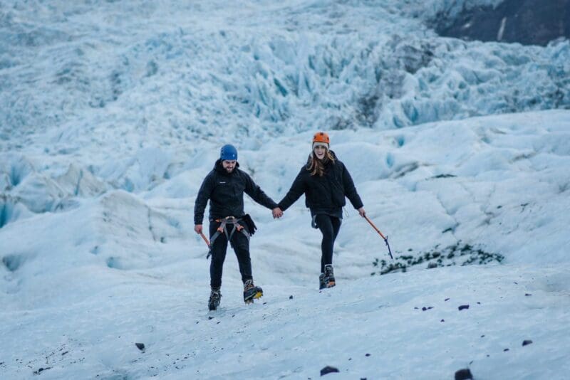 Private Gletscherwanderung erfasst