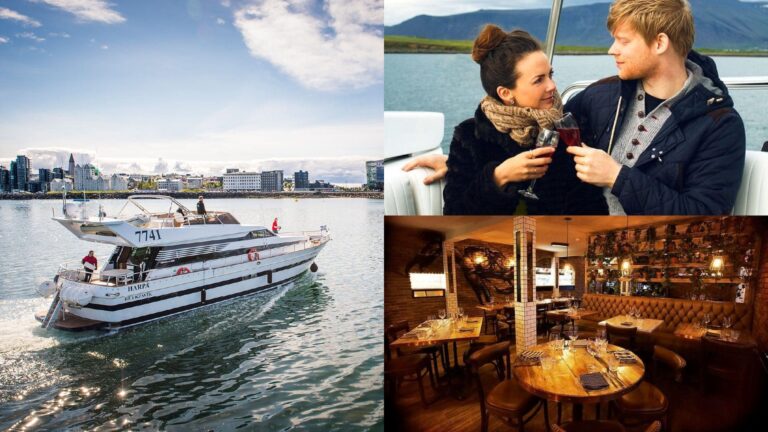 Hafenkreuzfahrt mit Drei-Gänge-Abendessen ab Reykjavik