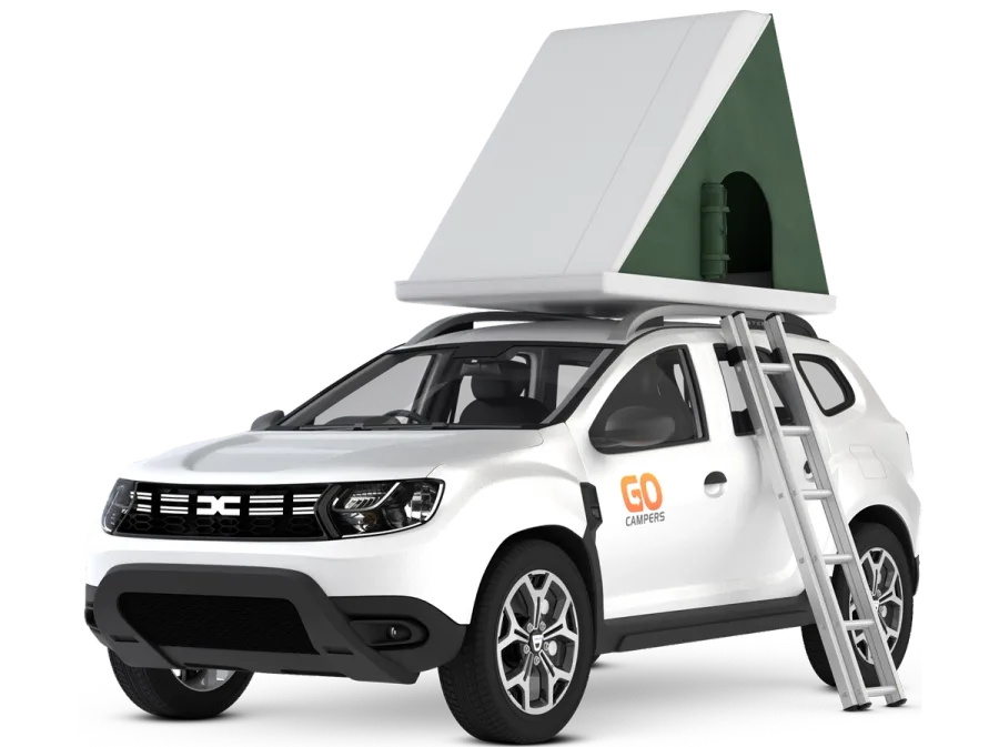 Go 4x4 Top Dacia Duster camper with rooftop tent from Go Campers Iceland