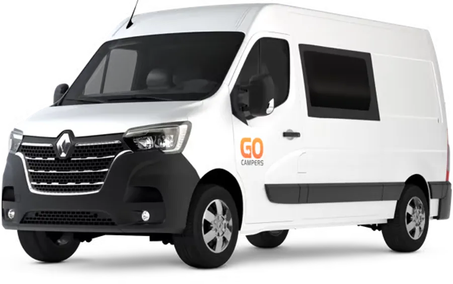 Go Big Budget family campervan from Go Campers Iceland